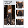 image:imageWomens Super Stretchy Jeans High Waisted Flared Denim Jegging with PocketsGrey