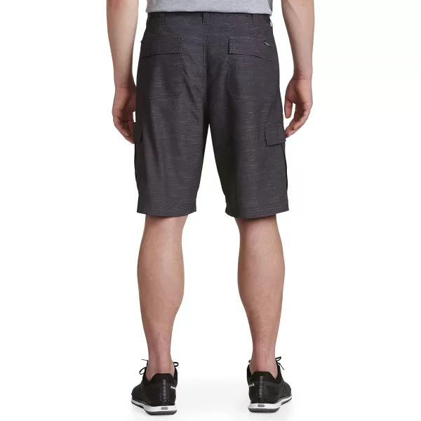 Lee Mens Big ampamp Tall Performance Cargo ShortBlack Slub