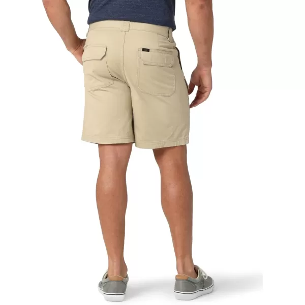 Lee Mens Side Elastic 75quot Cargo ShortBuff