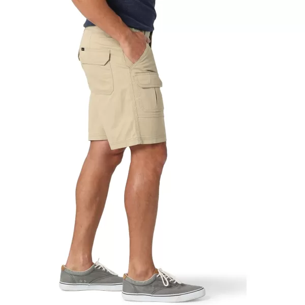 Lee Mens Side Elastic 75quot Cargo ShortBuff