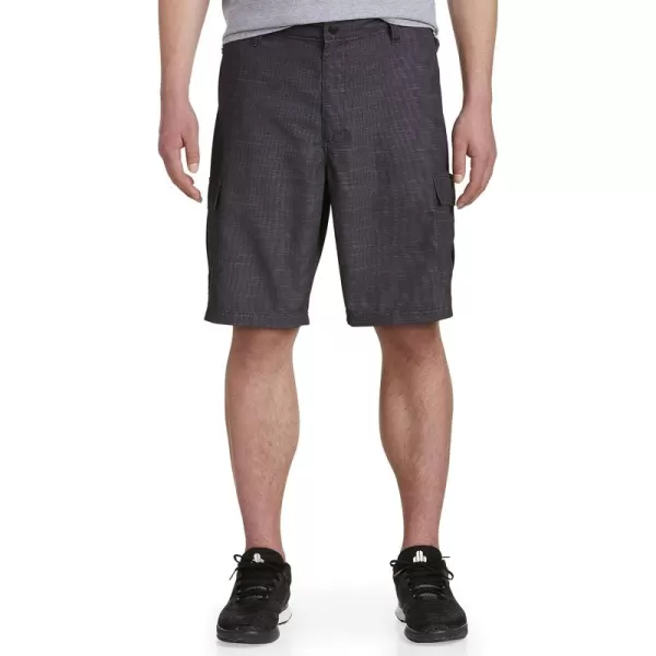 Lee Mens Big ampamp Tall Performance Cargo ShortBlack Slub