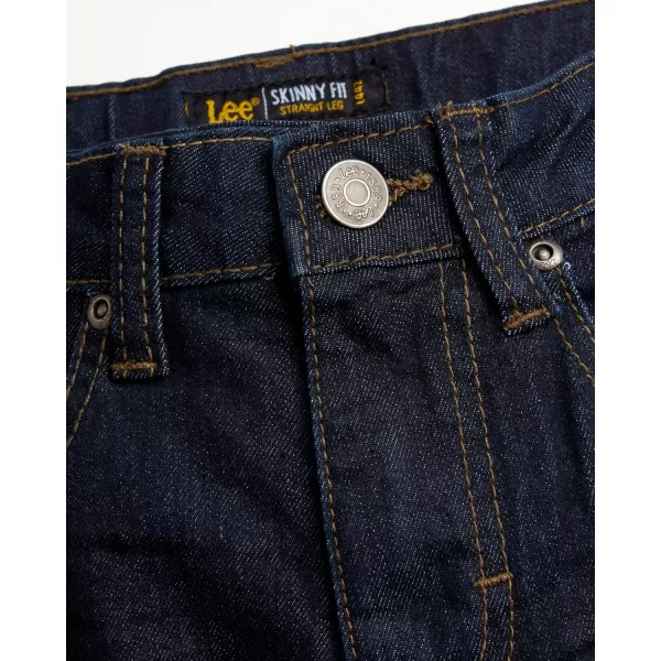 Lee Boys Skinny Fit Denim Jeans  Ultra Stretch Casual Pants for Boys 416Dark Midnight