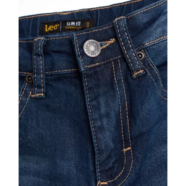 Lee Boys Slim Fit Performance Jeans  Ultra Stretch Casual Pants for BoysRusted Blue