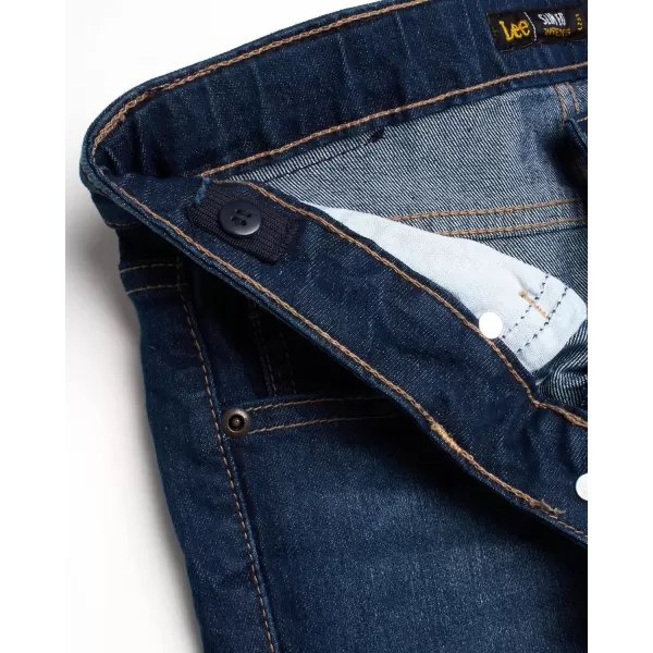 Lee Boys Slim Fit Performance Jeans  Ultra Stretch Casual Pants for BoysRusted Blue