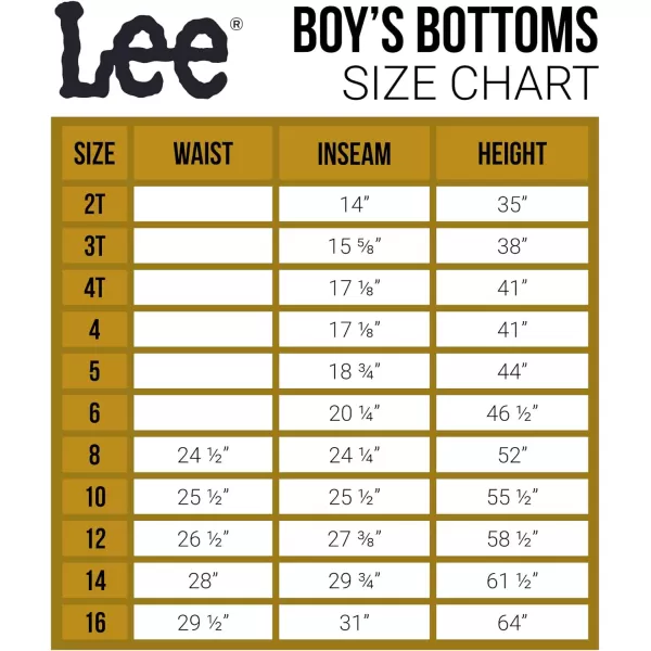 Lee Boys Slim Fit Performance Jeans  Ultra Stretch Casual Pants for BoysTurf Wash