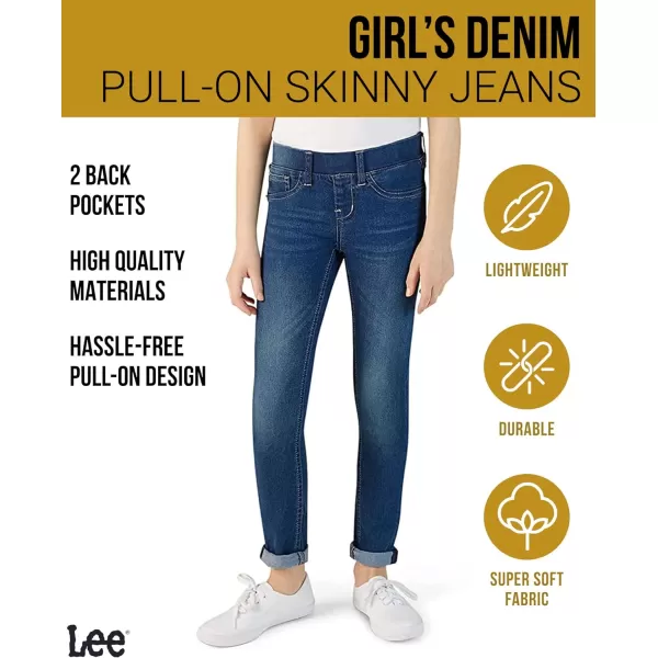 Lee Girls Jeggings  Pull On Super Stretch Denim Skinny Jeans for Girls 414Mazarine