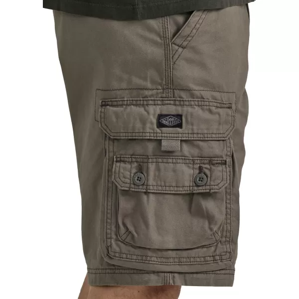 Lee Mens Big ampamp Tall Dungarees Belted Wyoming Cargo ShortVapor