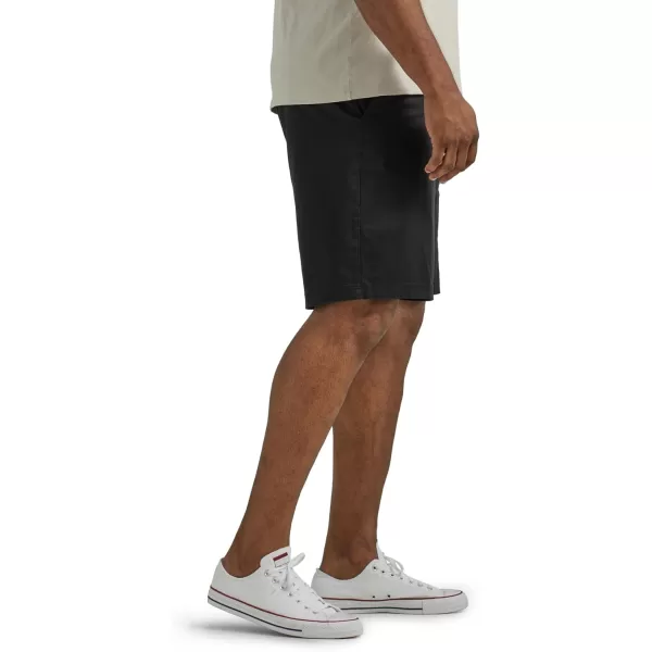 Lee Mens Big ampamp Tall Extreme Motion Flat Front ShortBlack