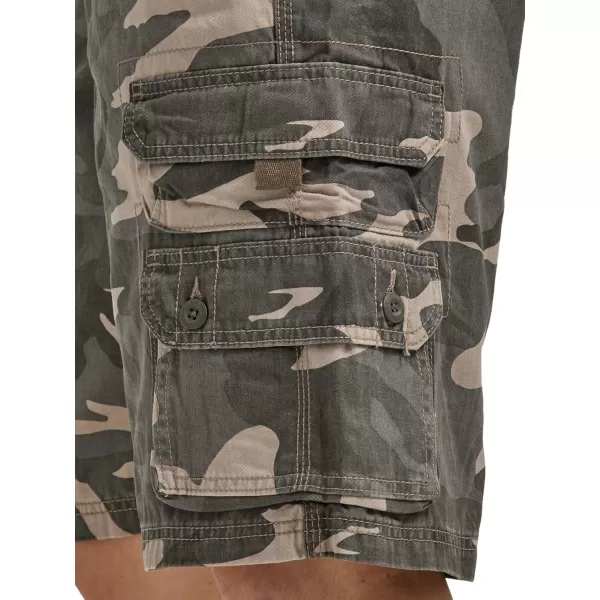 Lee Mens Dungarees Belted Wyoming Cargo ShortAsh Camo