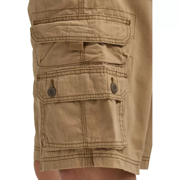 Lee Mens Dungarees Belted Wyoming Cargo ShortBronze