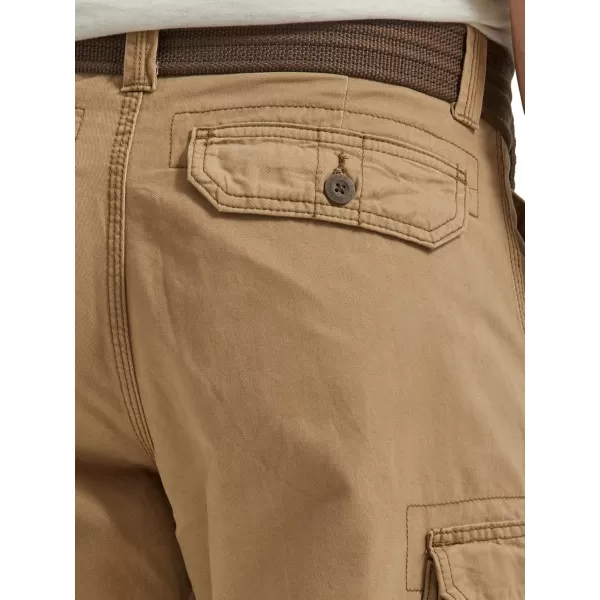 Lee Mens Dungarees Belted Wyoming Cargo ShortBronze