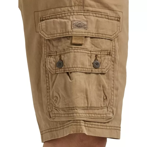 Lee Mens Dungarees Belted Wyoming Cargo ShortBronze