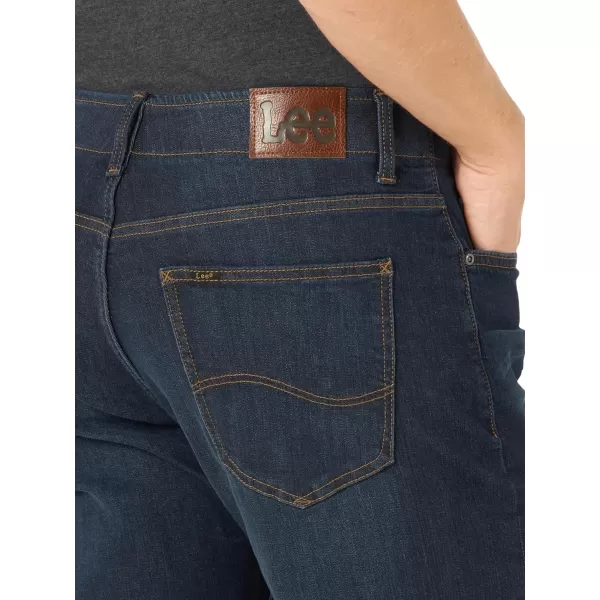 Lee Mens Extreme Motion Athletic Taper JeanBlue Strike