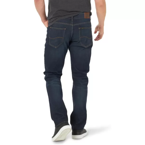 Lee Mens Extreme Motion Athletic Taper JeanBlue Strike