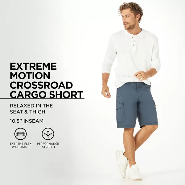 Lee Mens Extreme Motion Crossroad Cargo ShortAnthracite