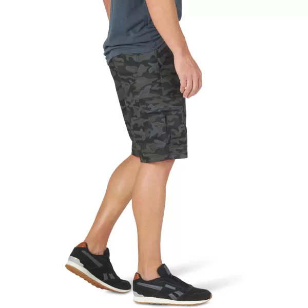 Lee Mens Extreme Motion Crossroad Cargo ShortBlack Camo