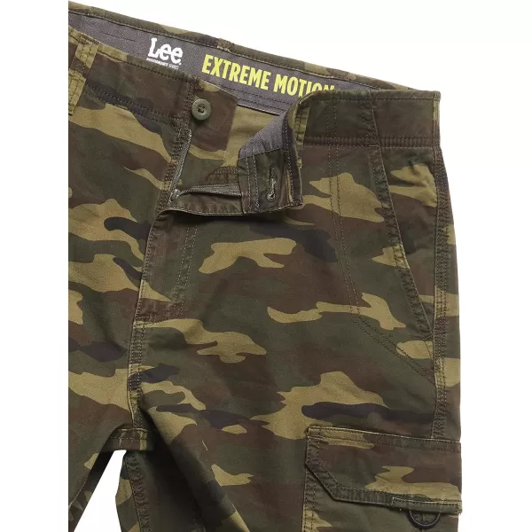 Lee Mens Extreme Motion Crossroad Cargo ShortCombat Camo