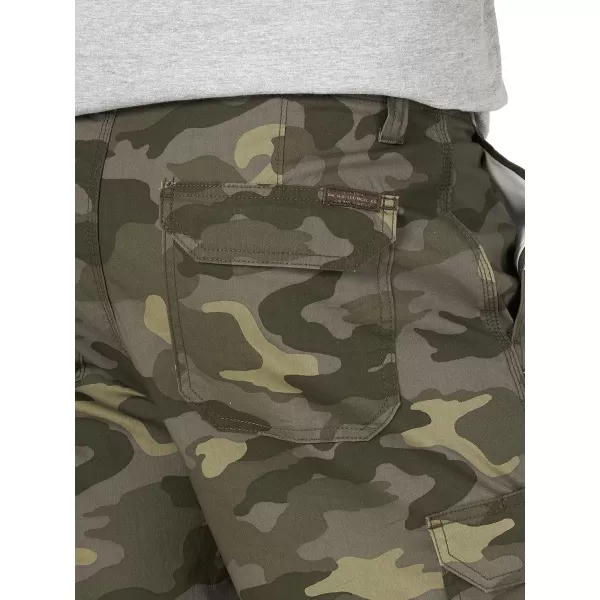 Lee Mens Extreme Motion Crossroad Cargo ShortNew Woodland Camo