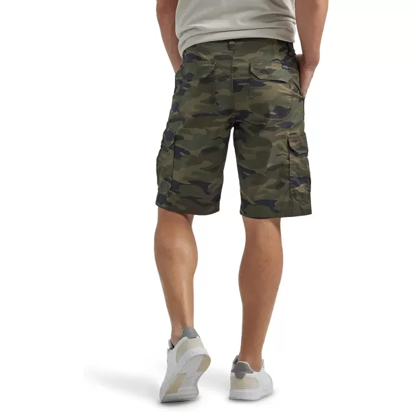 Lee Mens Extreme Motion Crossroad Cargo ShortTraditional Camo