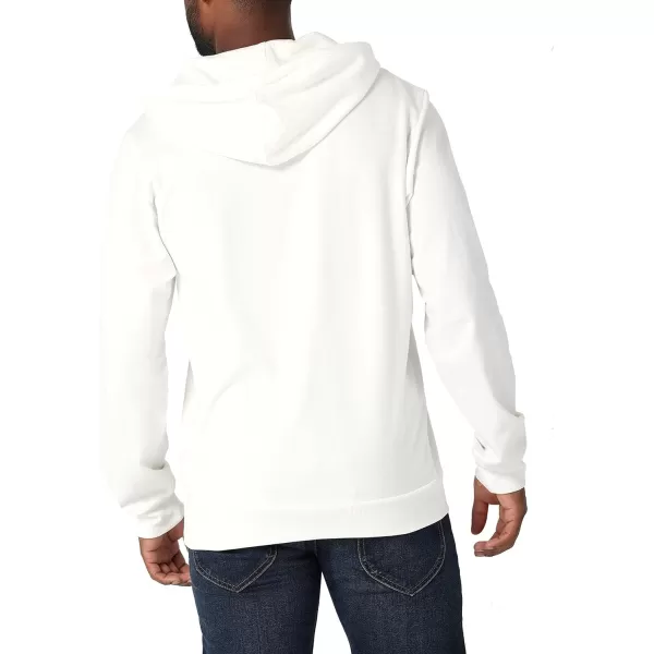 Lee Mens Long Sleeve HoodieBright White  Black Twitch