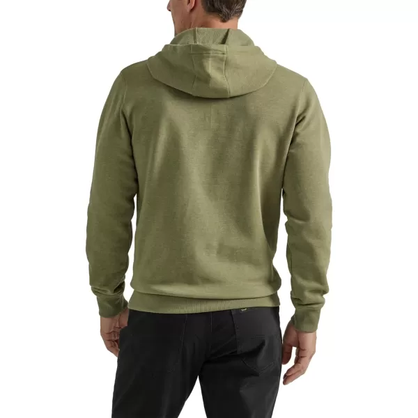 Lee Mens Long Sleeve HoodieDeep Lichen Green