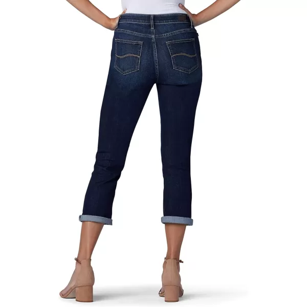 Lee Womens Flex Motion Regular Fit 5 Pocket Capri JeanBewitched