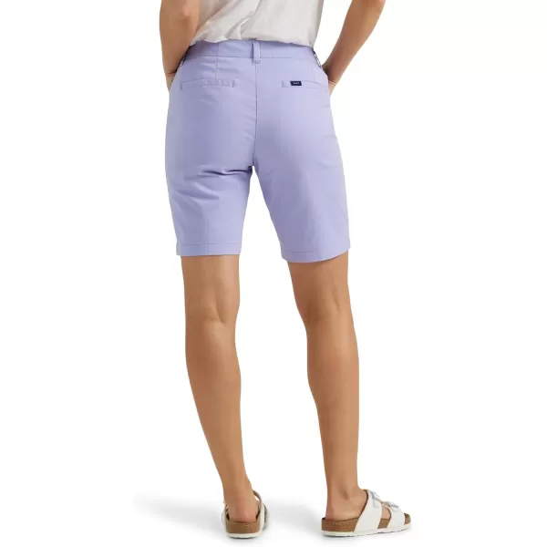 Lee Womens Legendary 9 Chino Bermuda ShortIris Purple