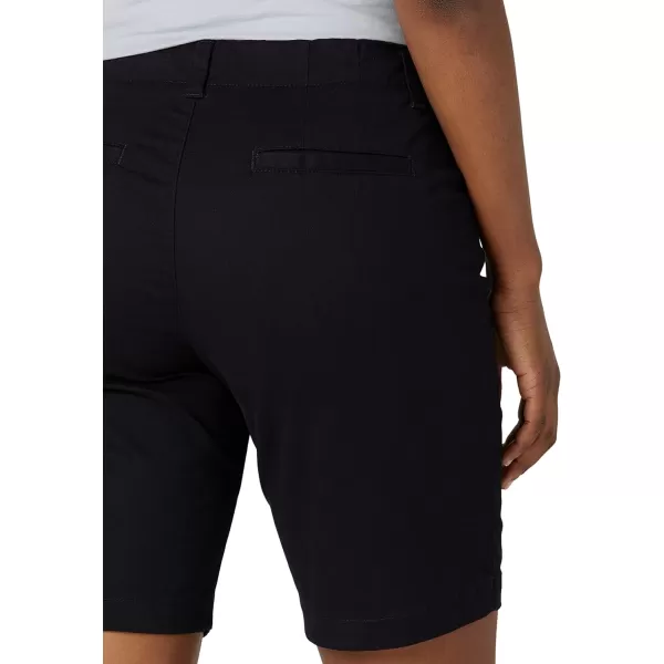 Lee Womens Legendary 9 Chino Bermuda ShortJet Black