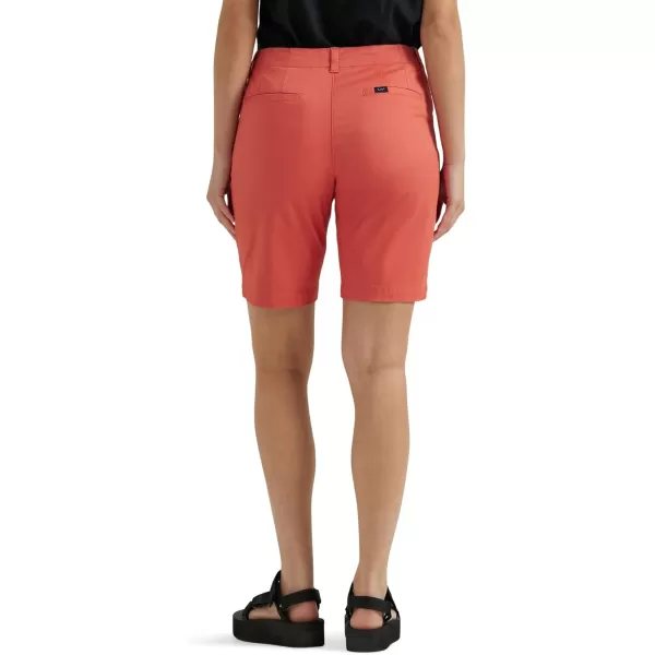 Lee Womens Legendary 9 Chino Bermuda ShortPoppy