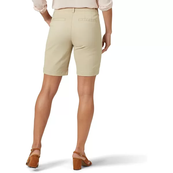 Lee Womens Legendary 9 Chino Bermuda ShortSafari