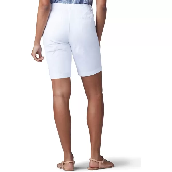 Lee Womens Legendary 9 Chino Bermuda ShortWhite