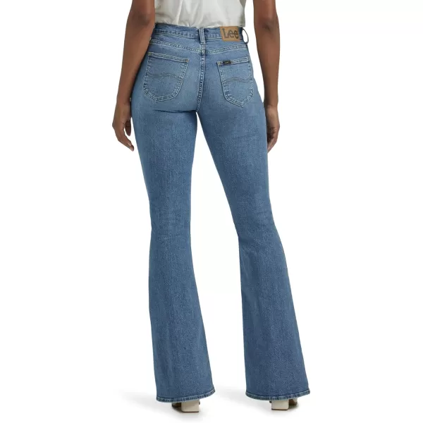 Lee Womens Legendary Mid Rise Flare JeanElevated Retro
