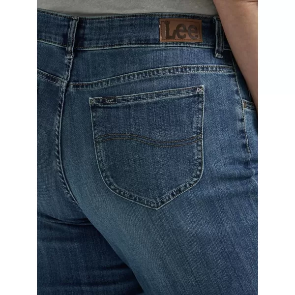 Lee Womens Plus Size Legendary Mid Rise Straight Leg JeanSeattle