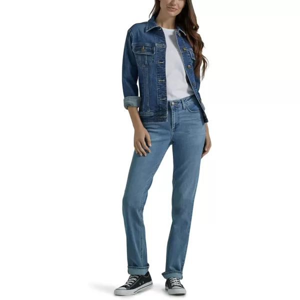 Lee Womens Plus Size Legendary Mid Rise Straight Leg JeanWith Purpose