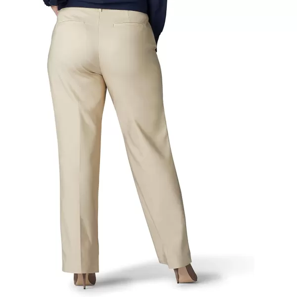 Lee Womens Plus Size Ultra Lux Comfort with Flex Motion Trouser PantBungalow Khaki