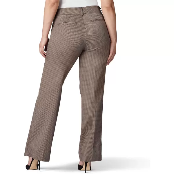 Lee Womens Plus Size Ultra Lux Comfort with Flex Motion Trouser PantDeep Breen Austin Check