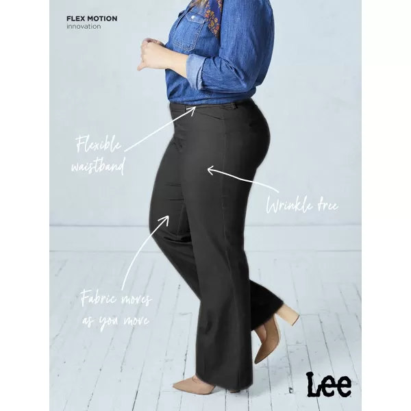 Lee Womens Plus Size Ultra Lux Comfort with Flex Motion Trouser PantDeep Breen Austin Check