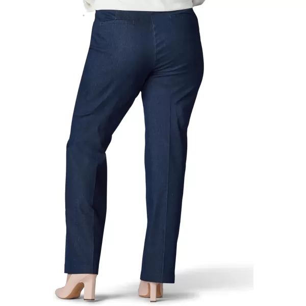 Lee Womens Plus Size Ultra Lux Comfort with Flex Motion Trouser PantIndigo Rinse