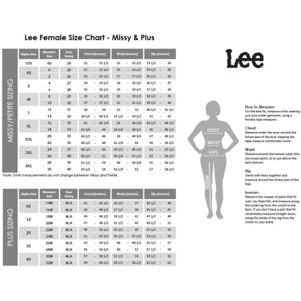 Lee Womens Relaxed Fit All Day Straight Leg PantIndigo Rinse