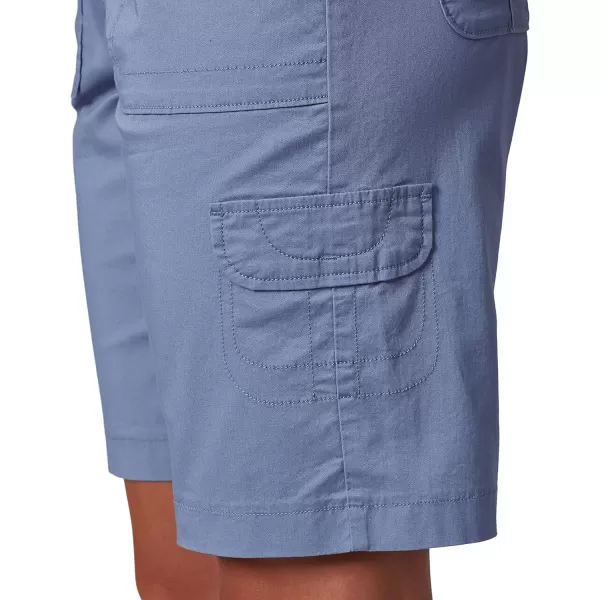 Lee Womens Relaxed Fit Avey Knit Waist Cargo Bermuda ShortCornflower