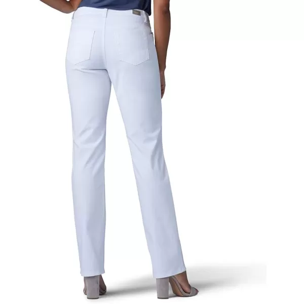 Lee Womens Relaxed Fit Straight Leg JeanWhite