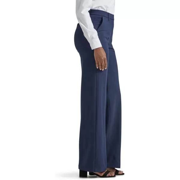 Lee Womens Ultra Lux Comfort Any Wear Wide Leg PantEmperor Navy