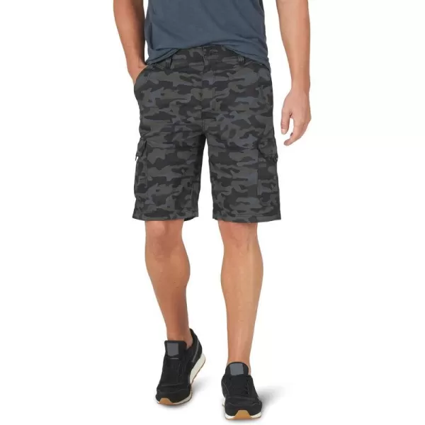 Lee Mens Big  Tall Extreme Motion Crossroad Cargo ShortBlack Camo