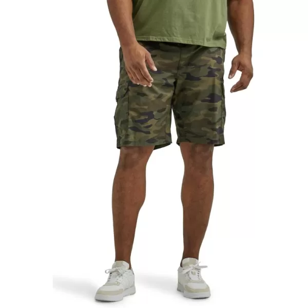 Lee Mens Big ampamp Tall Extreme Motion Crossroad Cargo ShortTraditional Camo