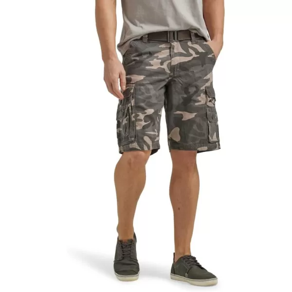 Lee Mens Dungarees Belted Wyoming Cargo ShortAsh Camo