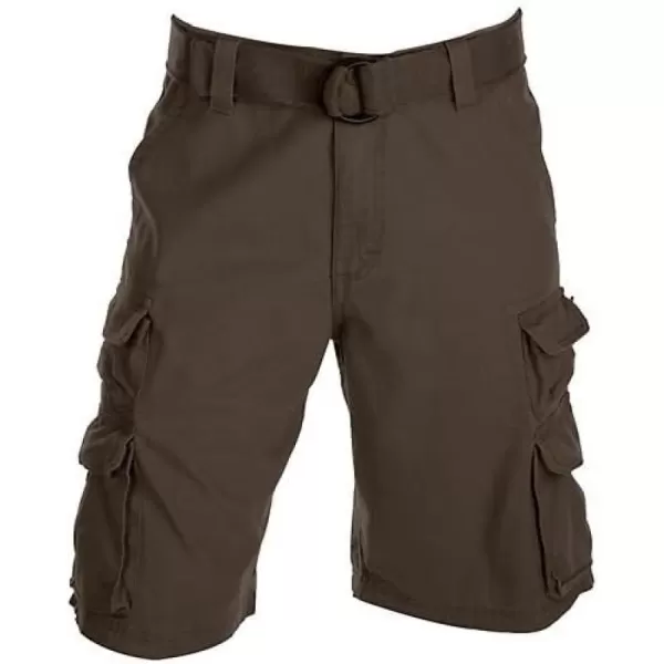 Lee Mens Dungarees Belted Wyoming Cargo ShortWalnut1