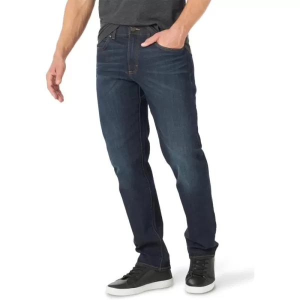 Lee Mens Extreme Motion Athletic Taper JeanBlue Strike