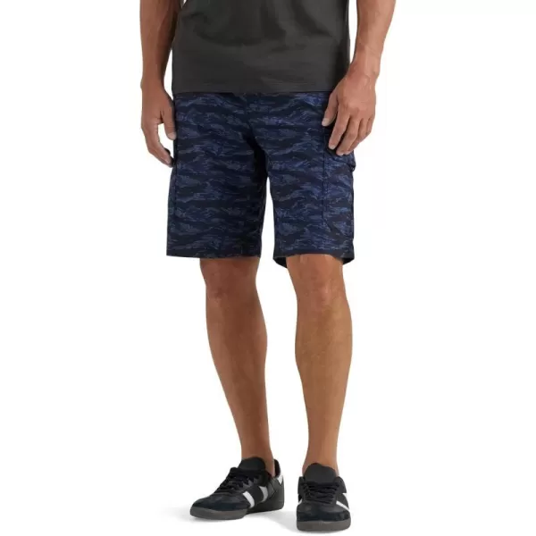 Lee Mens Extreme Motion Crossroad Cargo ShortBlue Desert