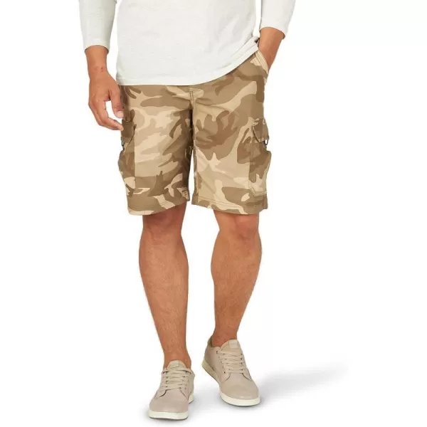 Lee Mens Extreme Motion Crossroad Cargo ShortNew Mountain Lion Camo