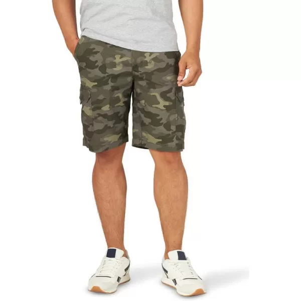 Lee Mens Extreme Motion Crossroad Cargo ShortNew Woodland Camo